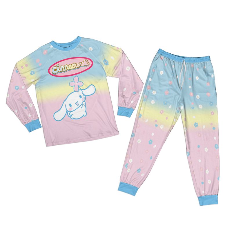 Cinnamoroll - All-over Print Adult Raglan Pajamas Set