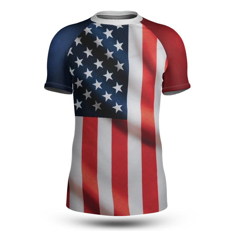 Always American Short-Sleeve Rash Guard