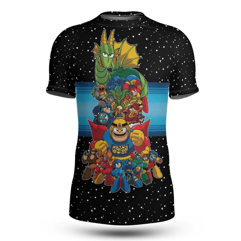 Mega Man 2 - SSRG Short-Sleeve Rash Guard