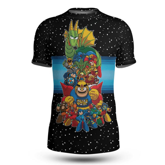 Mega Man 2 - SSRG Short-Sleeve Rash Guard